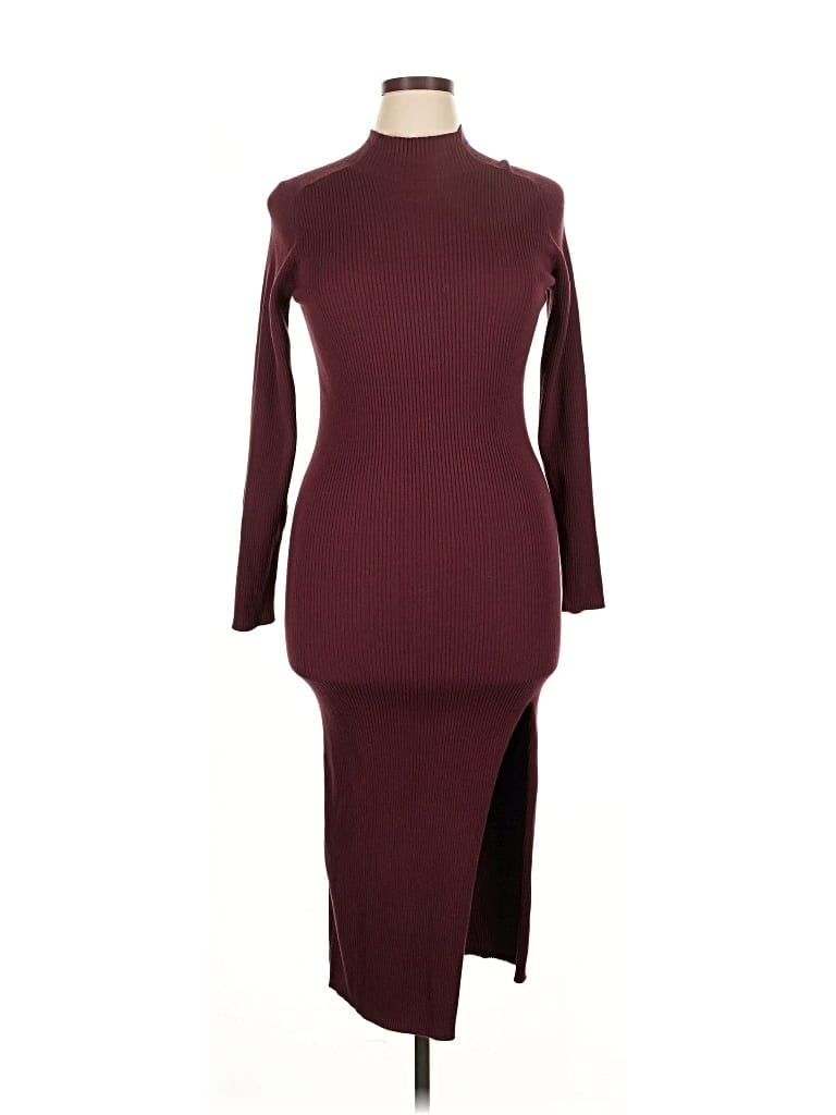 Pre-owned Wilfred Cocktail Dress In Burgundy