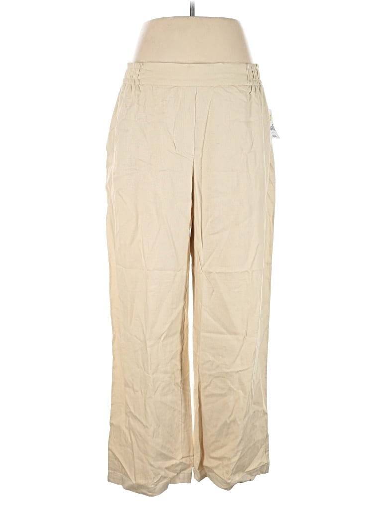 Ophelia Roe Linen Pants In Brown