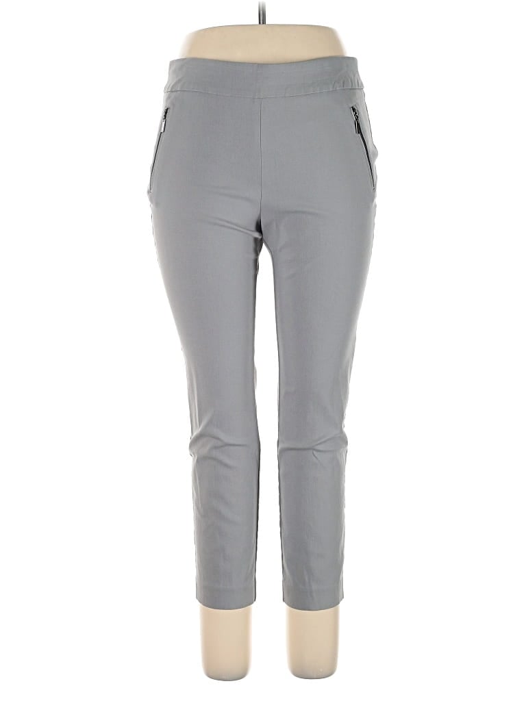 Pre-owned Van Heusen Casual Pants In Gray