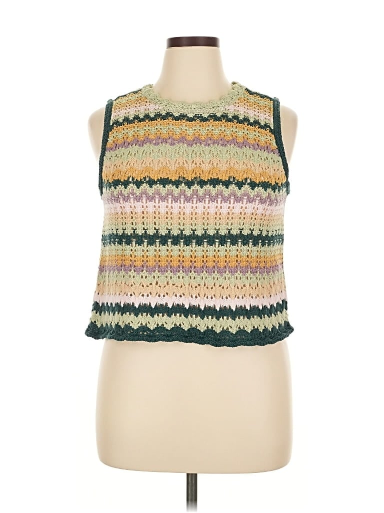 Pre-owned Universal Thread Sweater Vest In Green