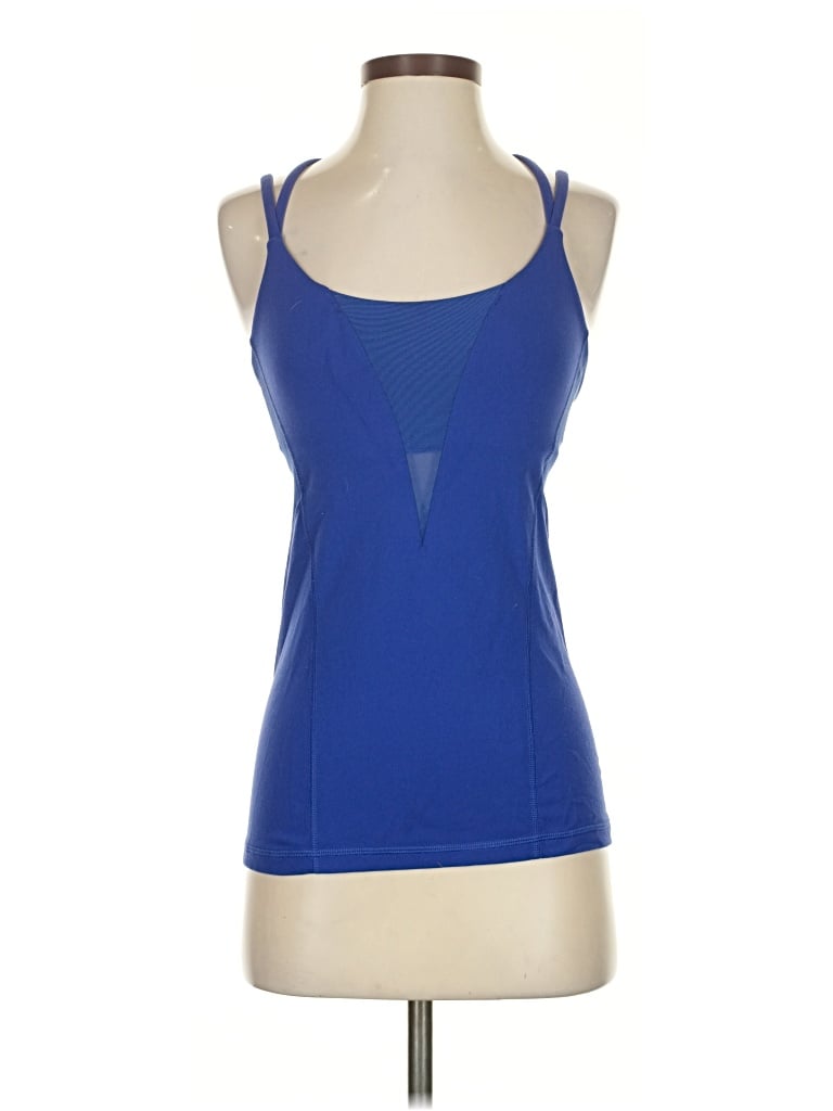 Pre-owned Lululemon Athletica Active Tank Top In Blue