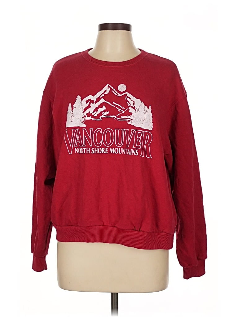 Pre-owned Hollister Sweatshirt In Red