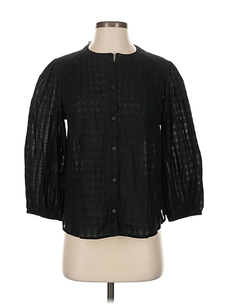 OLD NAVY Pre-owned 3/4 Sleeve Blouse In Black