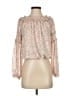 Max Studio 100% Polyester Pink Long Sleeve Blouse Size S - photo 1