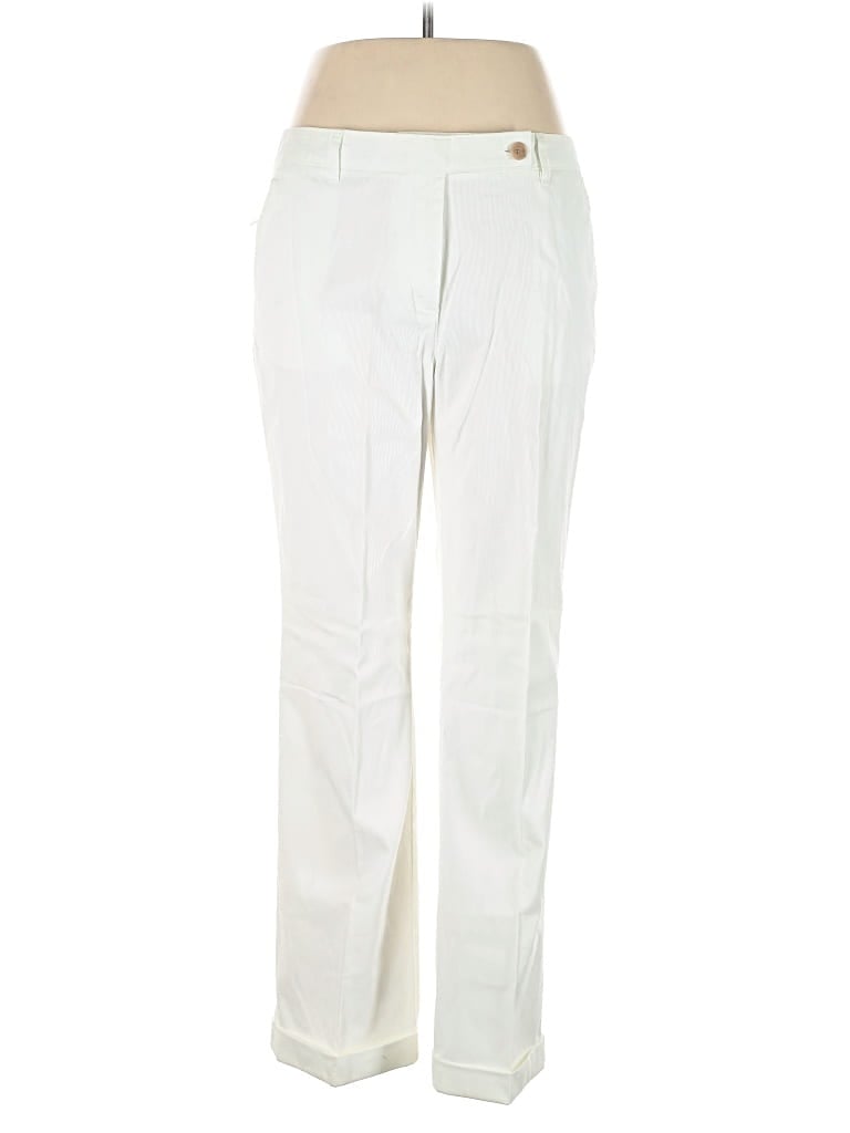 Lands' End Casual Pants In White