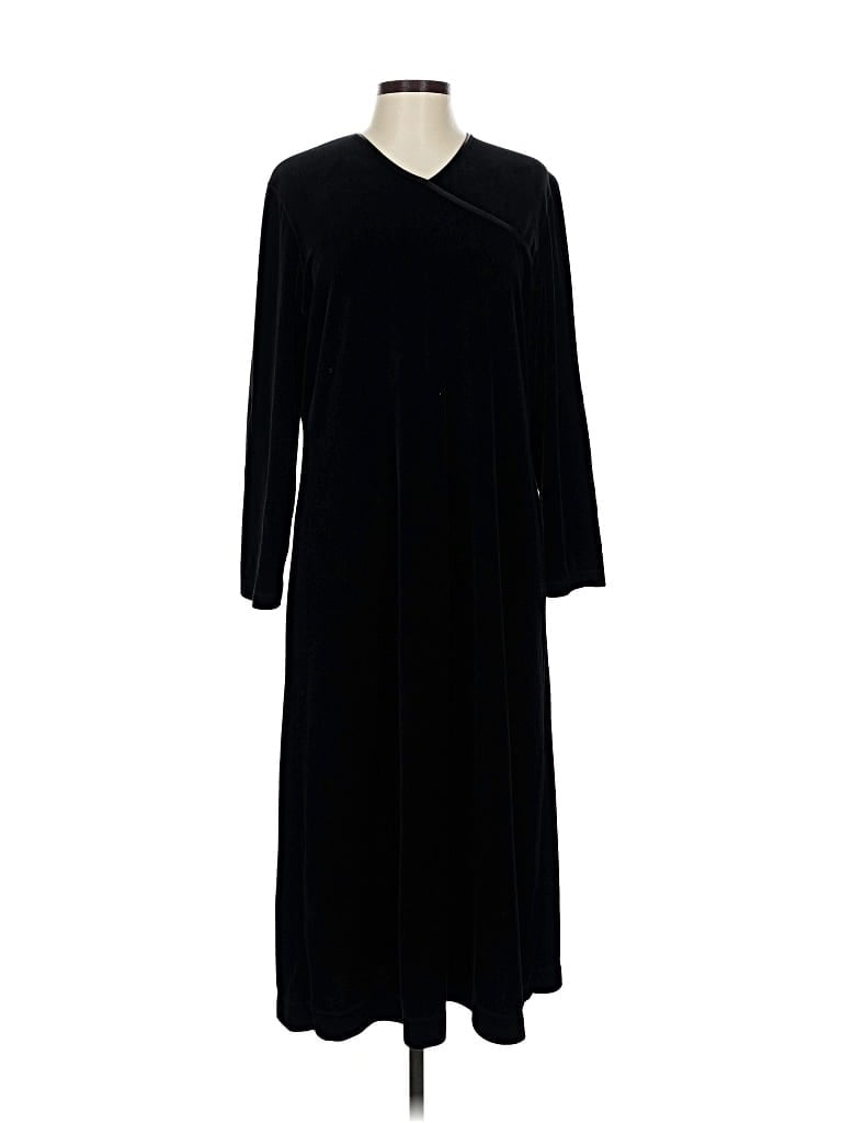 Pre-owned Jjill Casual Dress In Black