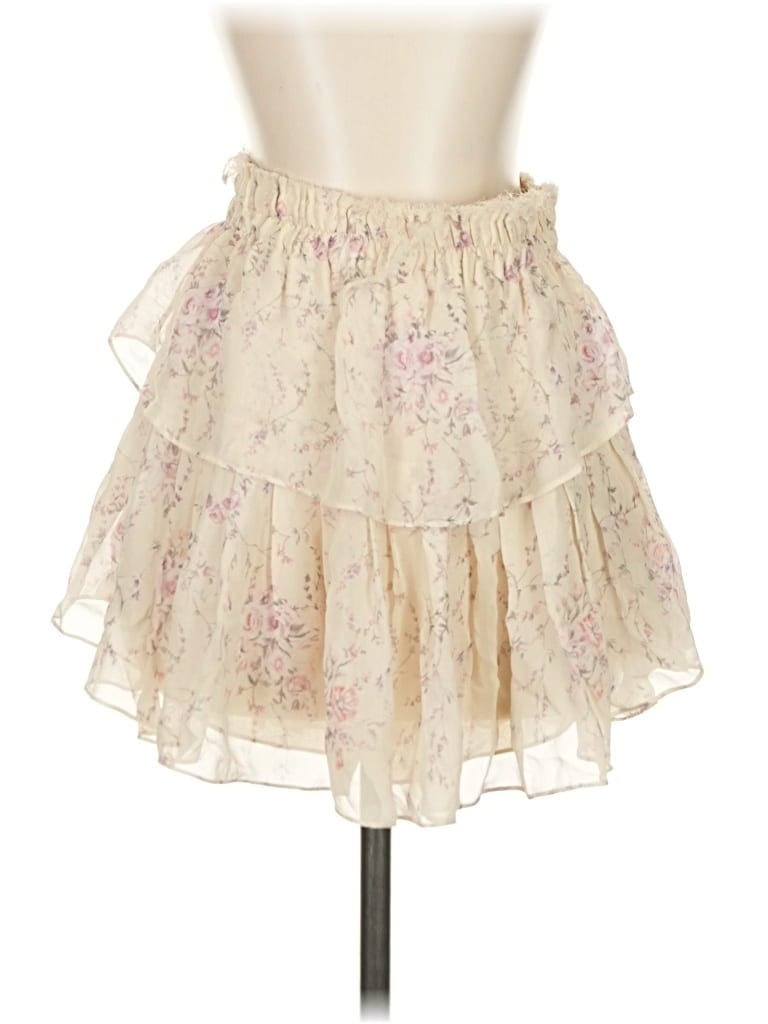 Pre-owned Loveshackfancy Casual Skirt In White