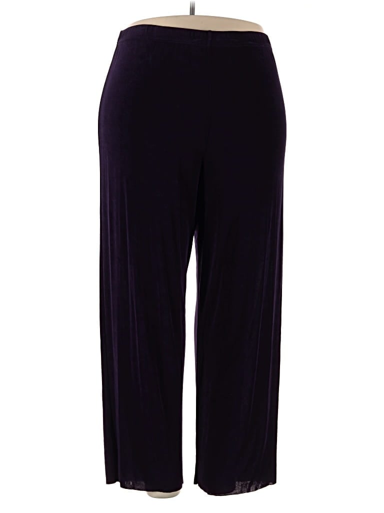 Pre-owned Lane Bryant Casual Pants In Purple