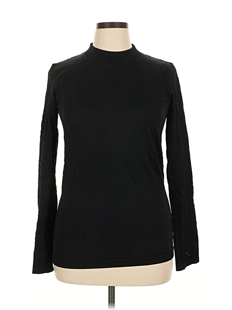 SPANX Pre-owned Turtleneck Sweater In Black