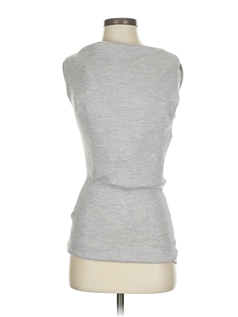 Pre-owned Dorothee Schumacher Sweater Vest In Silver