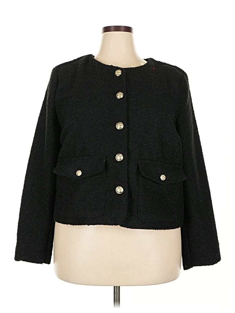 Pre-owned Universal Thread Blazer Jacket In Black