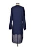H By Halston 100% Polyester Solid Blue Casual Dress Size S - photo 2
