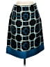 Talbots 100% Silk Graphic Blue Silk Skirt Size 2 (petite) - photo 1