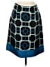 Talbots 100% Silk Graphic Blue Silk Skirt Size 2 (petite) - photo 2