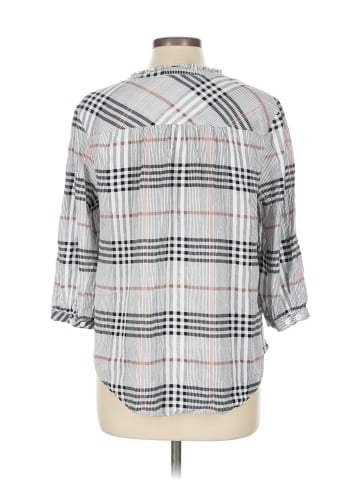 Torrid 3/4 Sleeve Button-Down Shirt (view 2)
