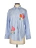 J by Joie 100% Polyester Floral Blue Long Sleeve Blouse Size XS - photo 1