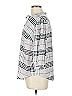 Torrid 100% Rayon Silver 3/4 Sleeve Button-Down Shirt Size Lg Plus (0) - photo 5