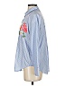 J by Joie 100% Polyester Floral Blue Long Sleeve Blouse Size XS - photo 5