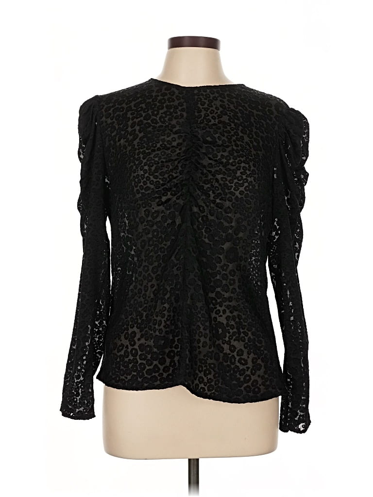 PARIS ATELIER & OTHER STORIES Pre-owned Long Sleeve Blouse In Black