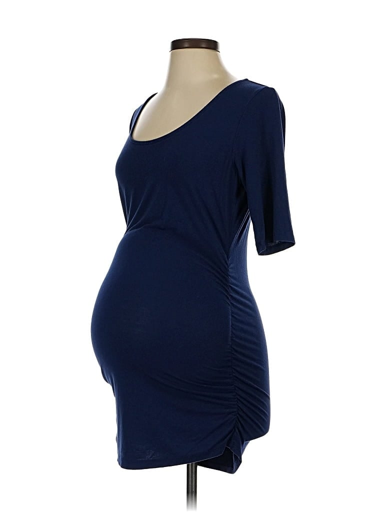 Pre-owned A Pea In The Pod 3/4 Sleeve T-shirt In Blue