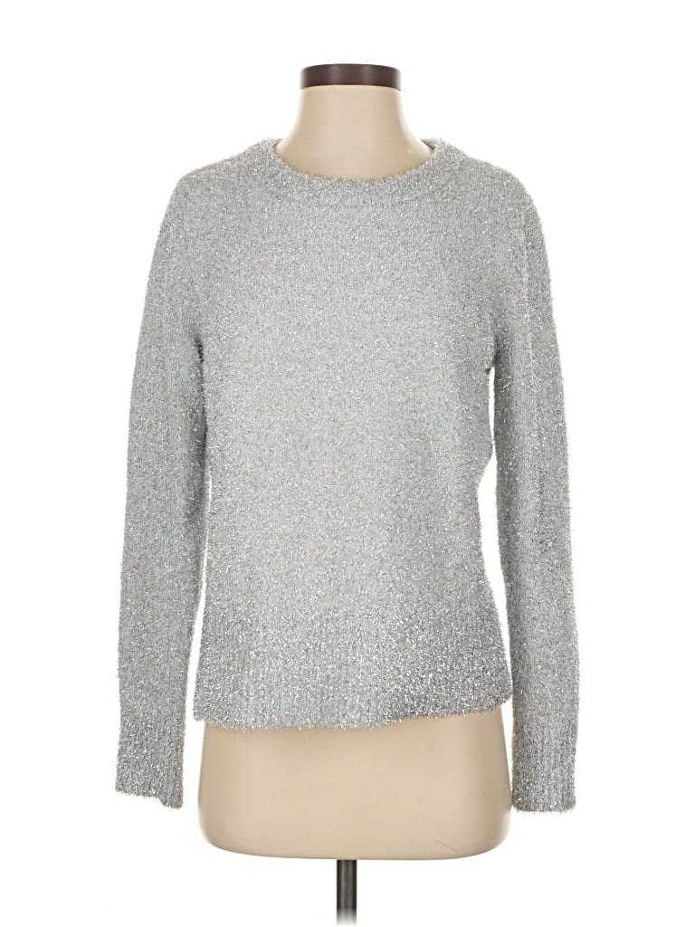 Pre-owned Talbots Pullover Sweater In Silver