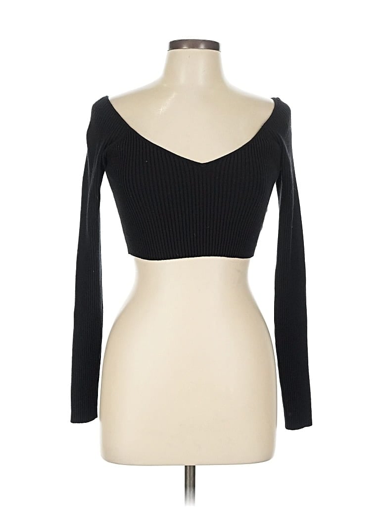 Pre-owned Urban Outfitters Long Sleeve T-shirt In Black