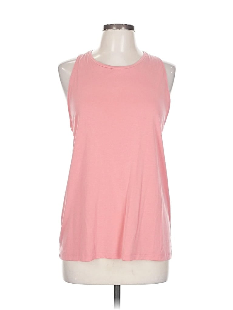 Pre-owned Victoria's Secret Sleeveless T-shirt In Pink