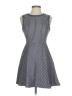 BCBGeneration Chevron-herringbone Gray Blue Casual Dress Size XS (estimated) - photo 1