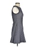 BCBGeneration Chevron-herringbone Gray Blue Casual Dress Size XS (estimated) - photo 4