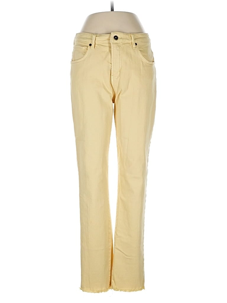 Pre-owned Carve Designs Casual Pants In Yellow