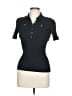 August Silk Black Short Sleeve Turtleneck Size L (petite) - photo 1