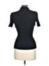 August Silk Black Short Sleeve Turtleneck Size L (petite) - photo 2