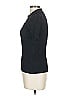 August Silk Black Short Sleeve Turtleneck Size L (petite) - photo 5
