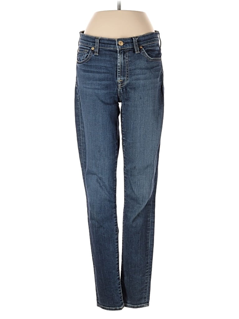 Pre-owned 7 For All Mankind Jeans In Blue