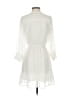Speed Control 100% Polyester White Casual Dress Size S - photo 2