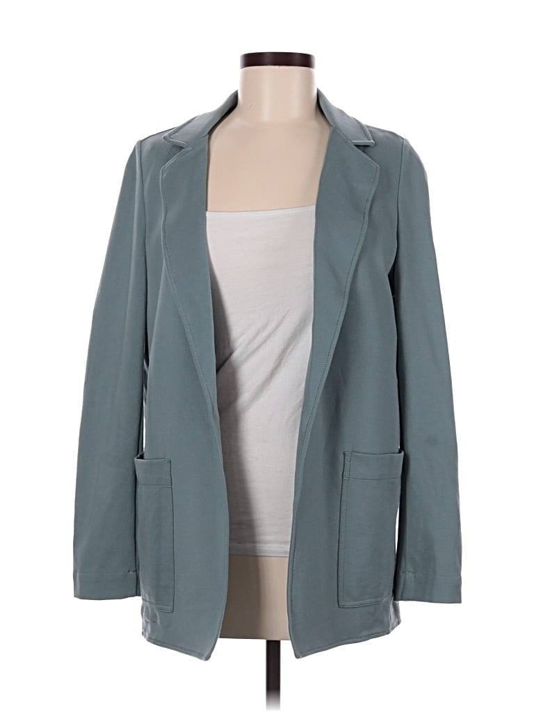 Pre-owned Athleta Blazer Jacket In Blue