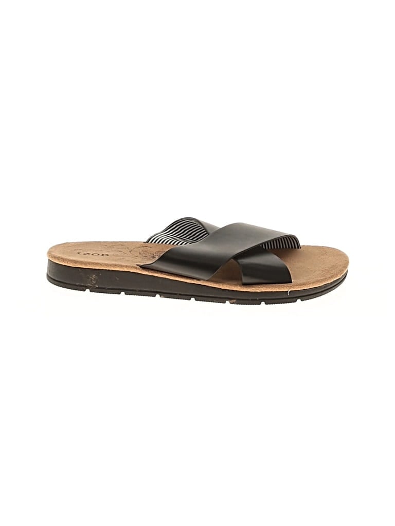 Pre-owned Izod Sandals In Black