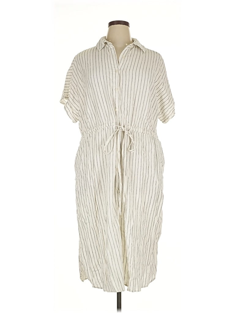 A New Day Casual Dress In White