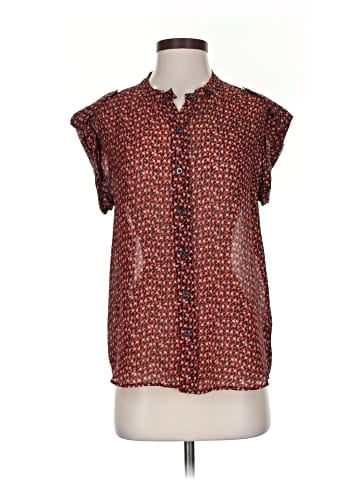 Broadway & Broome Short Sleeve Silk Top (view 1)