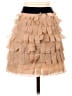 J.Crew 100% Silk Tan Silk Skirt Size 0 - photo 2