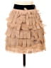 J.Crew 100% Silk Tan Silk Skirt Size 0 - photo 1
