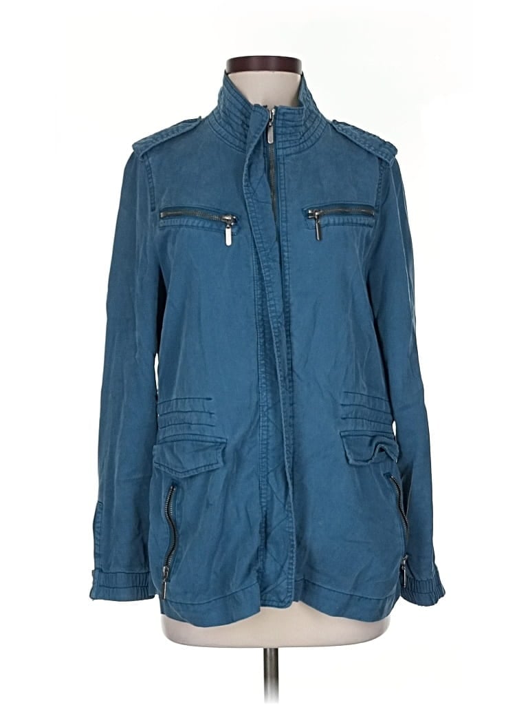 Pre-owned For The Republic Jacket In Blue