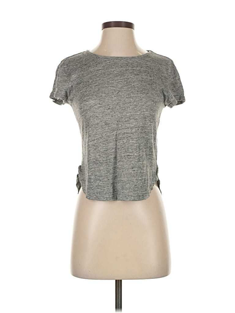 Pre-owned Frame Short Sleeve T-shirt In Gray