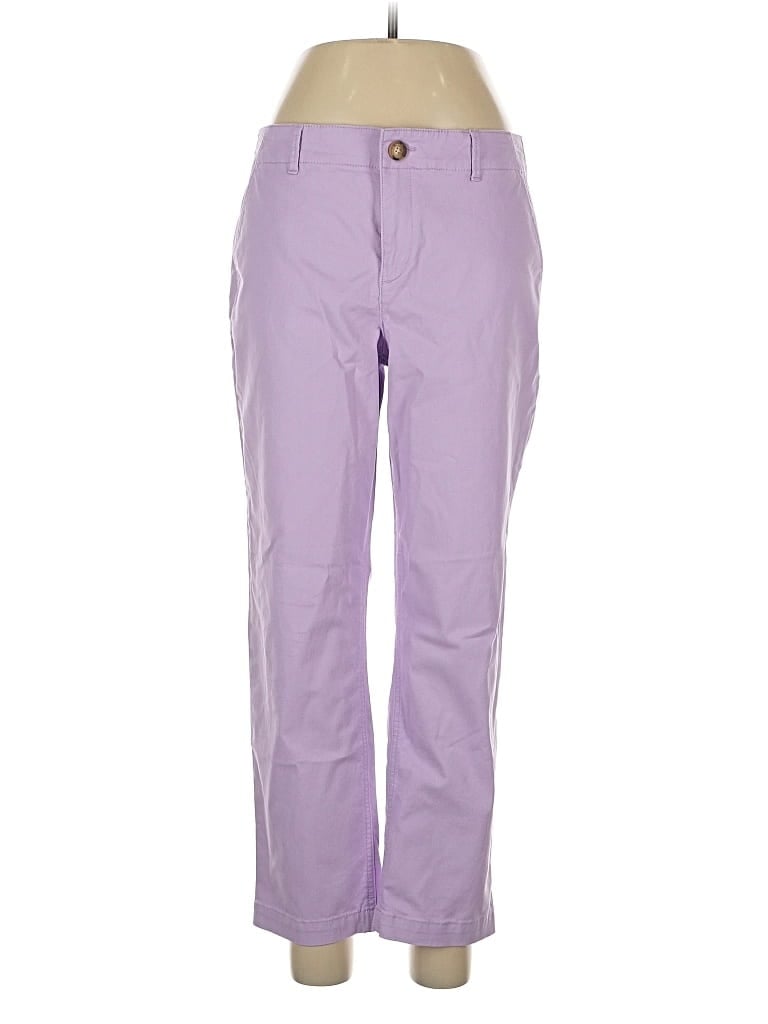 Pre-owned Ann Taylor Loft Casual Pants In Purple