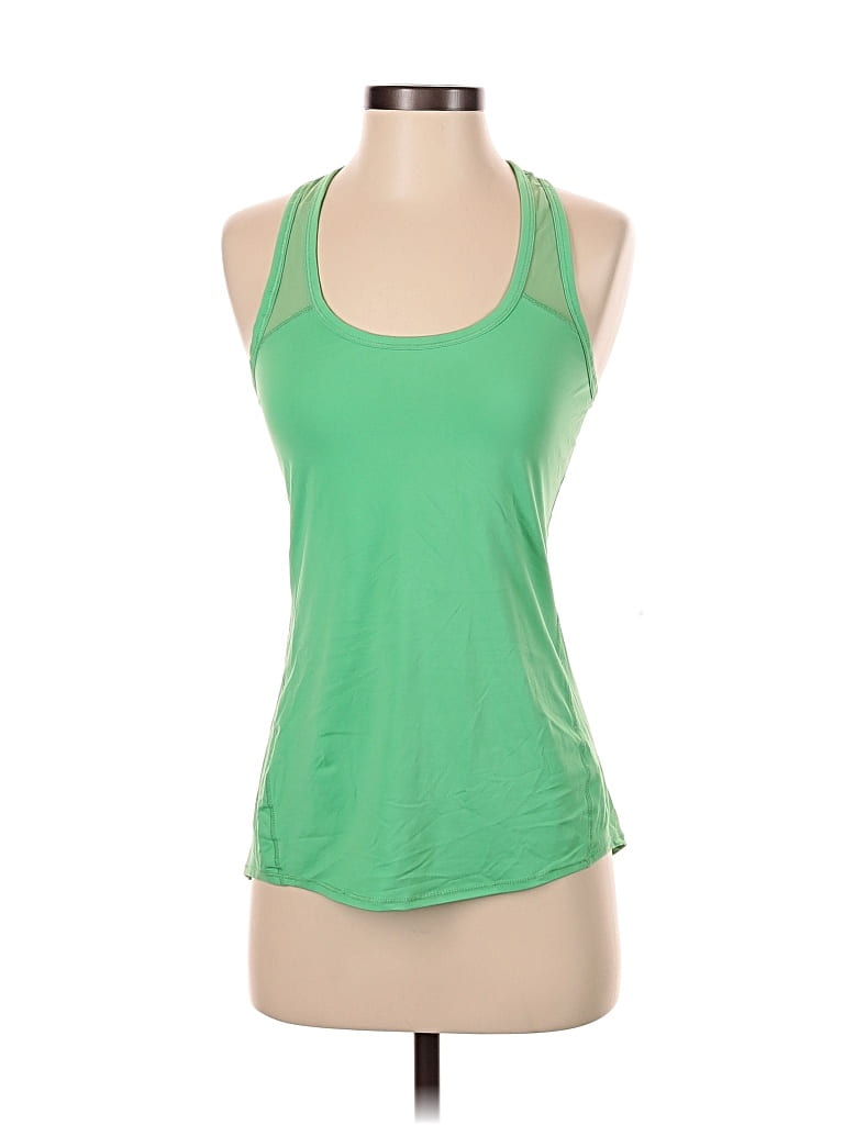 Pre-owned Athleta Active Tank Top In Green