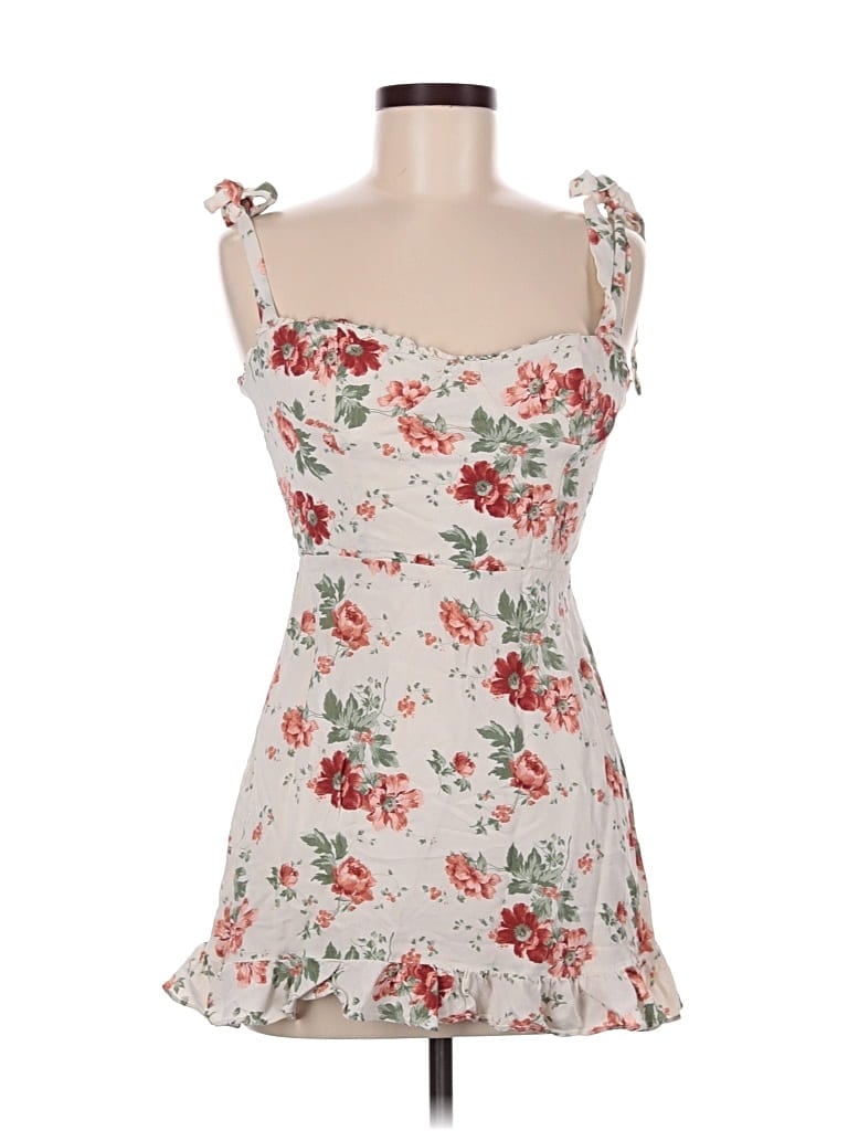 Pre-owned Reformation Cocktail Dress In White