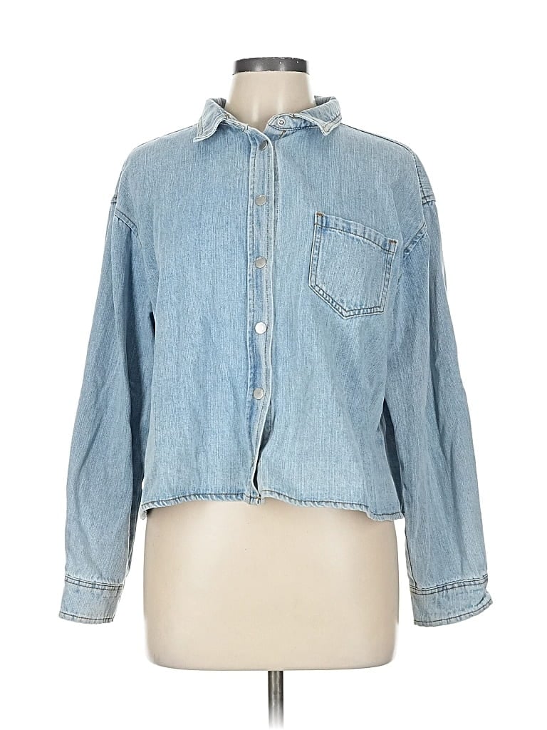 Pre-owned Rsq Denim Jacket In Blue