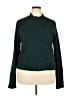 Sanctuary Tweed Green Turtleneck Sweater Size XXL - photo 1