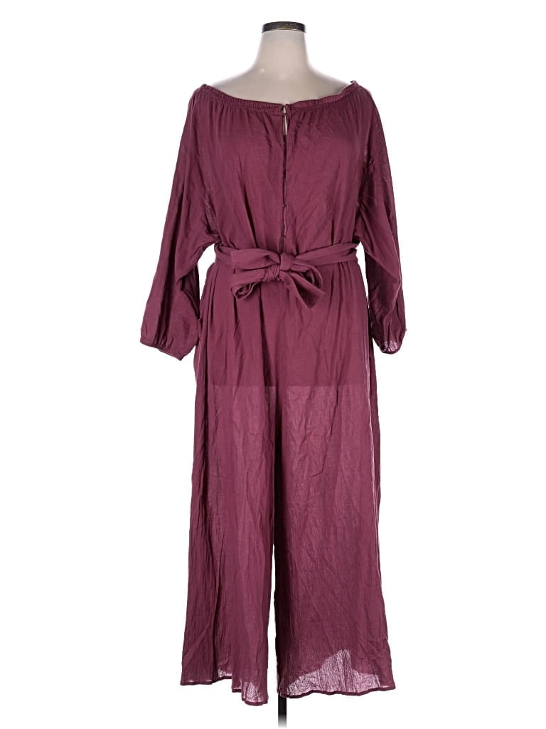 Pre-owned Apiece Apart Jumpsuit In Burgundy