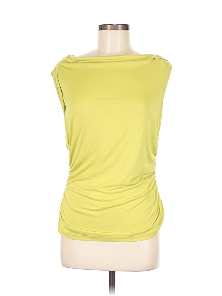 Pre-owned Pilcro Sleeveless Top Yellow Cowl Neck Tops